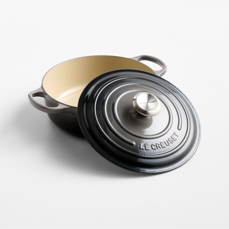Le Creuset ® Signature 3.5-Qt. Oyster Enameled Cast Iron Round Wide Dutch Oven - image 2 of 4