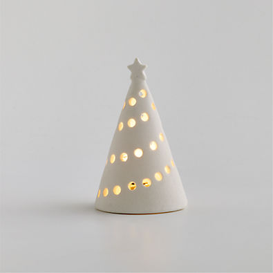 View Pre-lit LED White Textured Christmas Tree, Extra Small 4.5" details