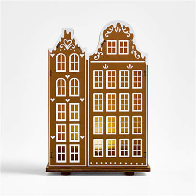 LED Gingerbread Village Bergen Holiday Decoration