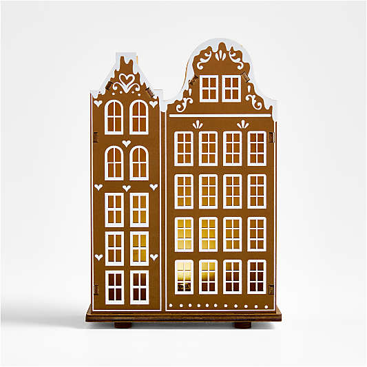LED Gingerbread Village Bergen Holiday Decoration