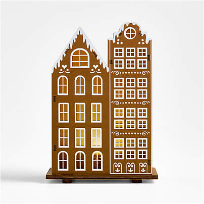 LED Gingerbread Village Miltenburg Holiday Decoration