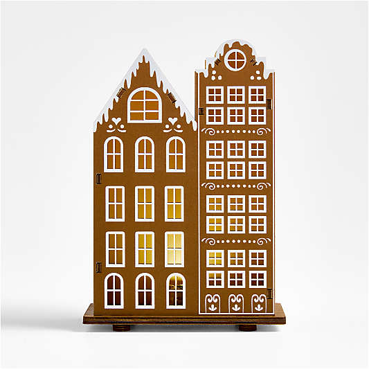 LED Gingerbread Village Miltenburg Holiday Decoration