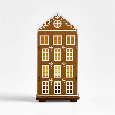 LED Gingerbread Village Rhineland Holiday Decoration