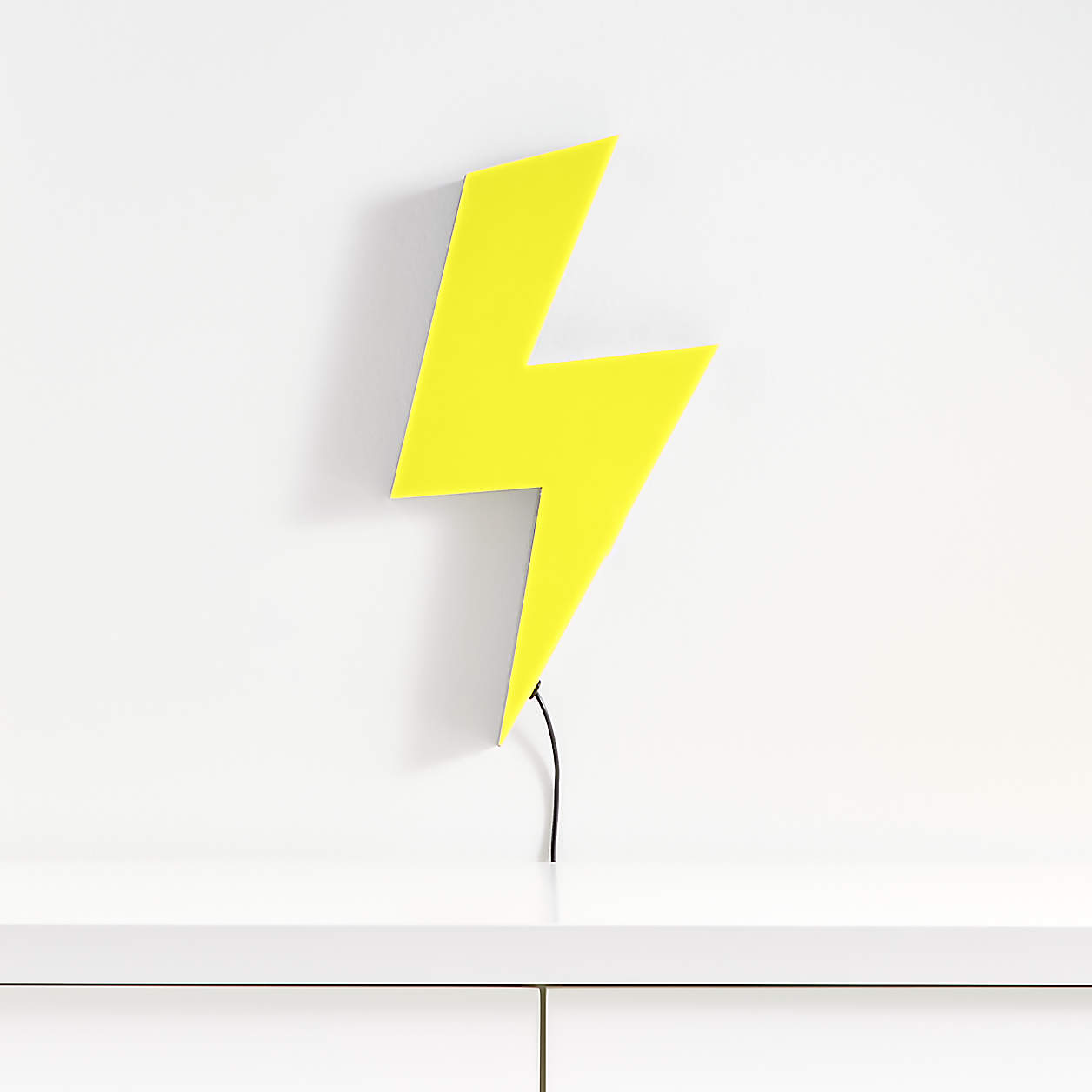 LED Lightning Bolt Wall Light