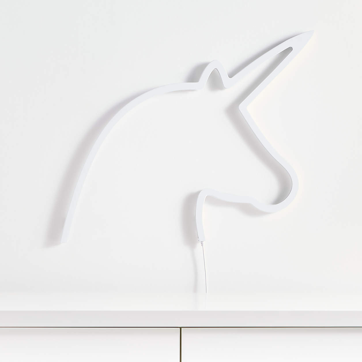LED Unicorn Wall Light