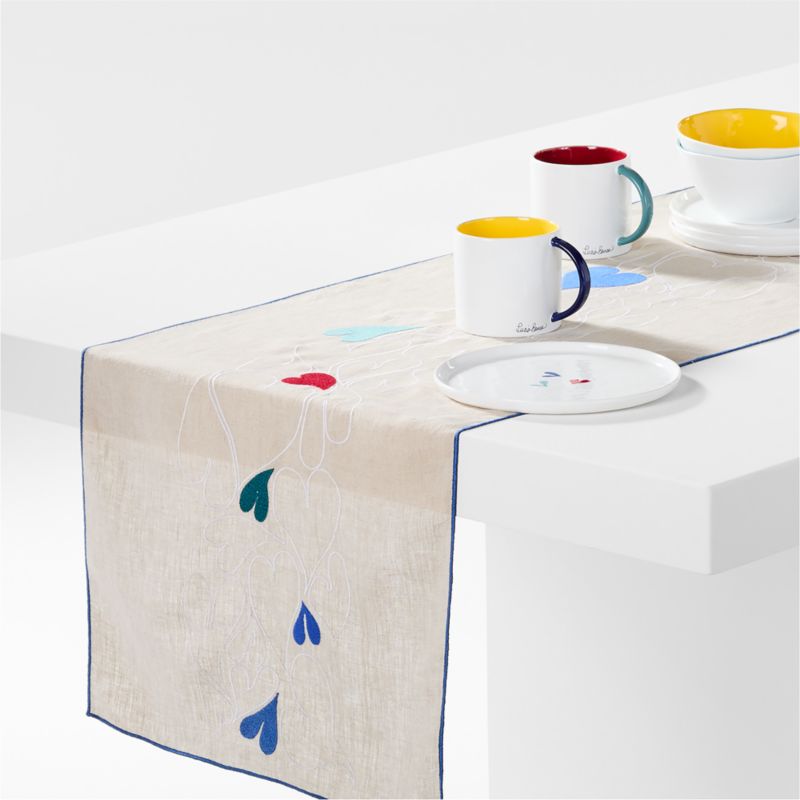 Heart Rhythm Table Runner By Lucia Eames - image 0 of 3