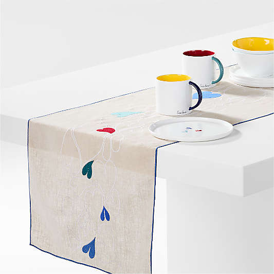 Heart Rhythm Table Runner By Lucia Eames