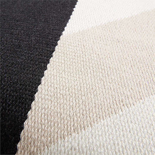 Monterey 20"x20" Black Outdoor Throw Pillow by Lucia Eames™