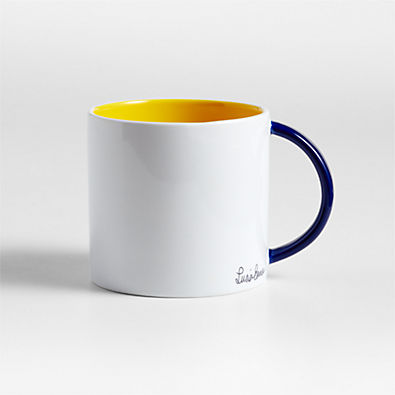 View Sol 18-oz. Yellow Mug by Lucia Eames details