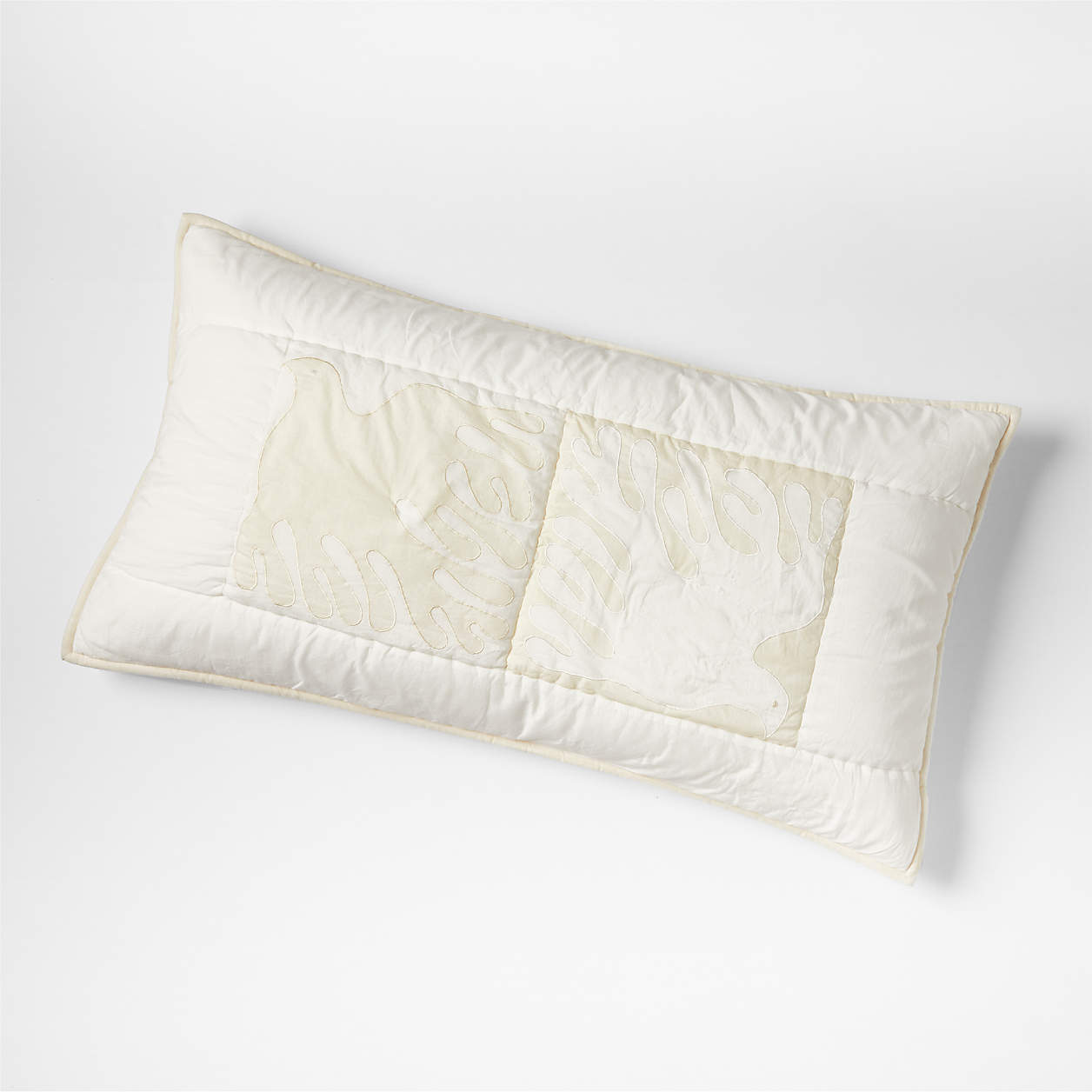 Soaring Dove Organic Cotton Patchwork Quilted King Pillow Sham by Lucia Eames + Reviews Crate