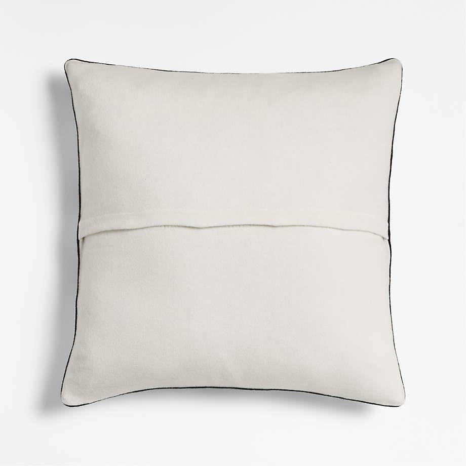 Black and white pillow, half moon mid century design, modern pillow, I –  Velvet Atelier Design