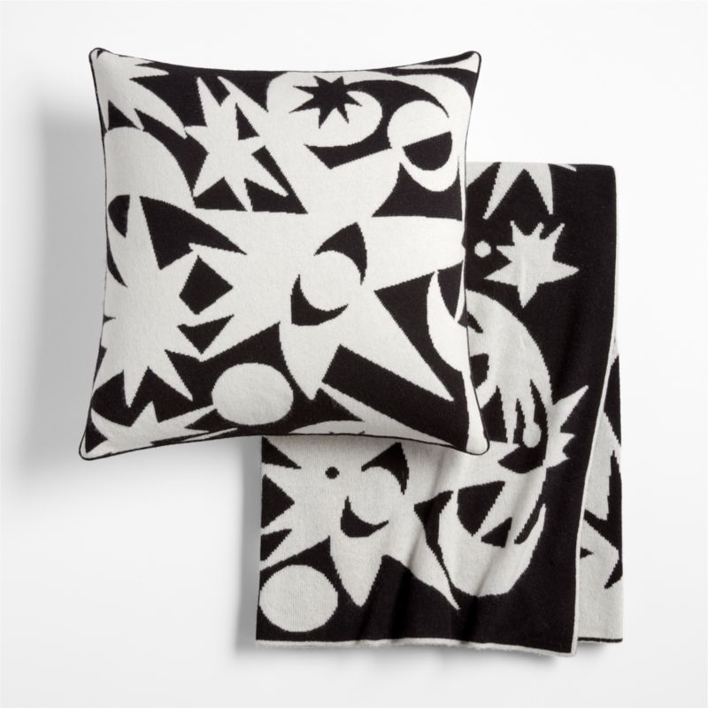 Star Dance 70"x55" Recycled Cashmere Throw Blanket by Lucia Eames™ - image 2 of 7