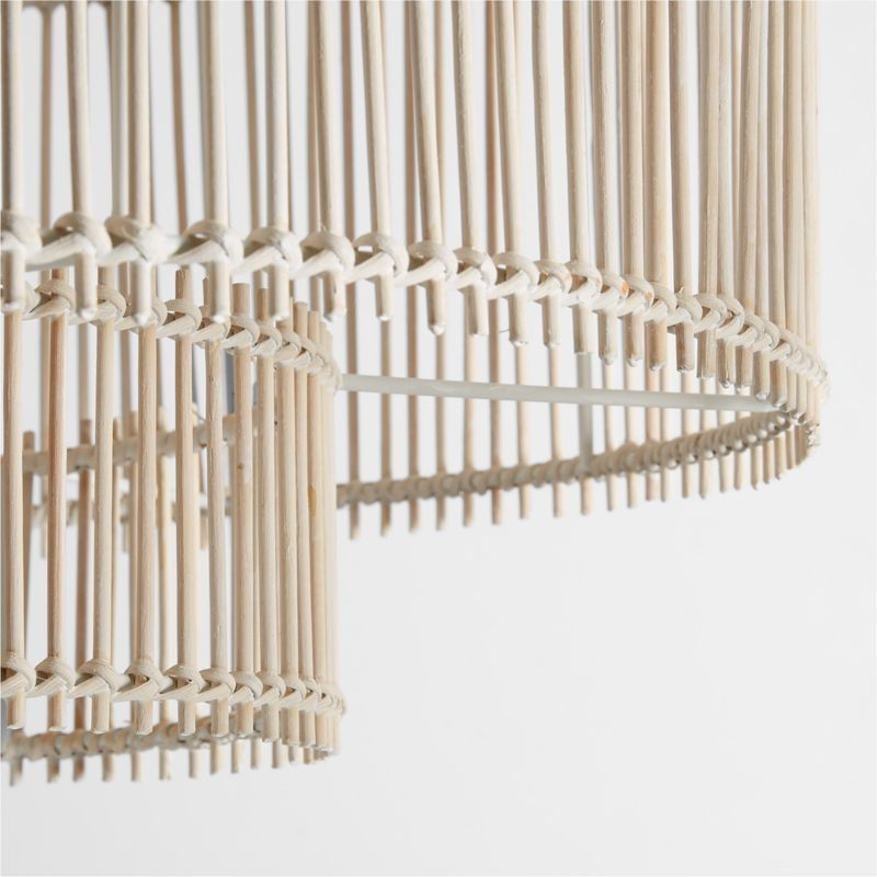 Birdcage Bamboo and Rattan 25" Kids Ceiling Light by Leanne Ford - image 15 of 19