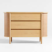 Canyon Natural Wood 2-Drawer Kids Nightstand by Leanne Ford