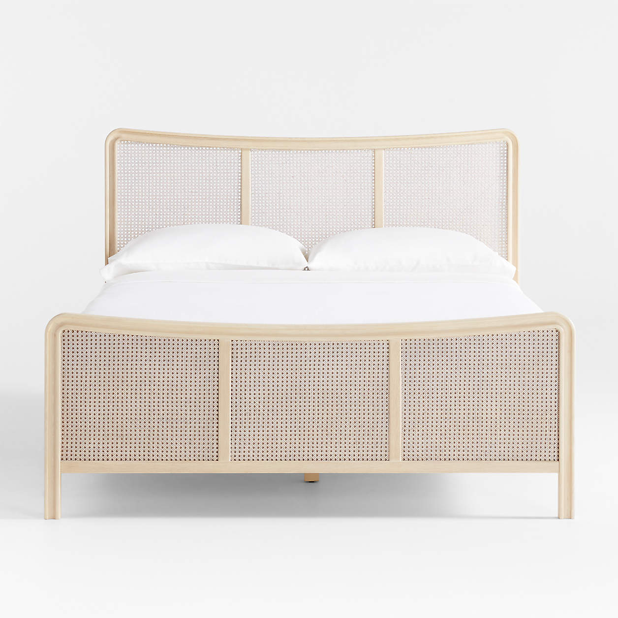 Fields Cane and White Oak Wood Queen Bed by Leanne Ford + Reviews ...