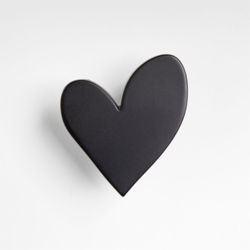 Heart Black Dresser Knob by Leanne Ford + Reviews | Crate & Kids