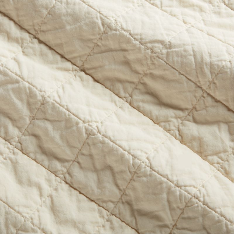 Jack Arctic Ivory Organic Cotton Baby Crib Quilt by Leanne Ford - image 6 of 7