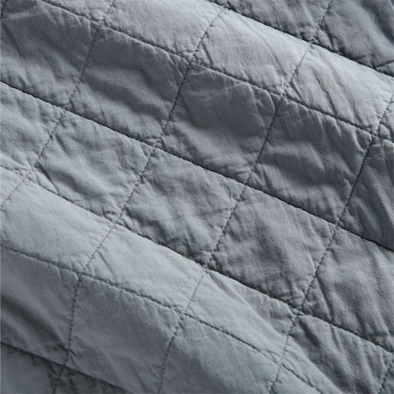 Jack Cloudy Blue Organic Cotton Baby Crib Quilt by Leanne Ford - image 7 of 7