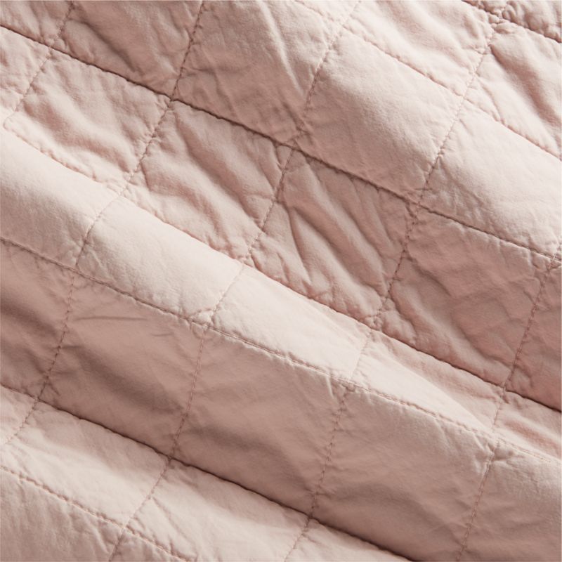 Jack Dusty Blush Organic Cotton Baby Crib Quilt by Leanne Ford - image 8 of 8