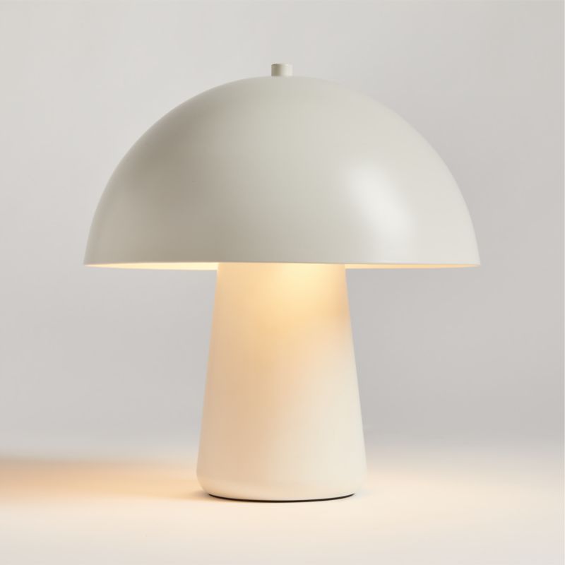 Joy 13" Kids White Table Lamp by Leanne Ford