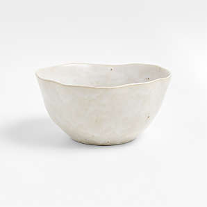 DOWAN 20 OZ Ceramic Soup Bowls & Cereal Bowls - White Bowls Set of 6 for  Kitchen - Bowls for Cereal, Soup, Oatmeal, Rice, Pasta, Salad - Dishwasher  