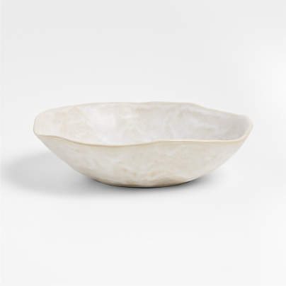 Kiln Off-White Pasta Bowl by Leanne Ford