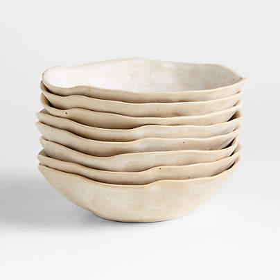 Kiln Pasta Bowls by Leanne Ford, Set of 8