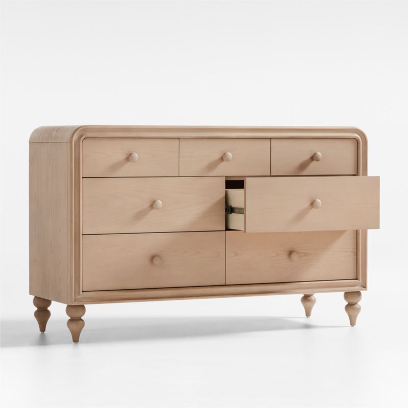 Lennox Natural Wood 7-Drawer Dresser by Leanne Ford - image 5 of 11