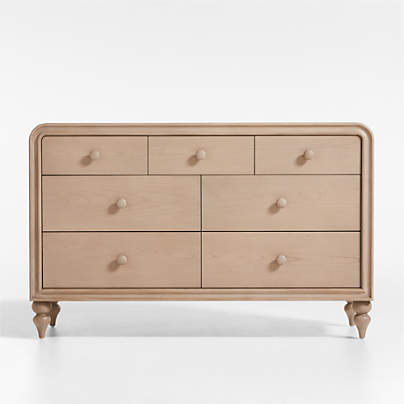 Lennox Natural Wood 7-Drawer Dresser by Leanne Ford