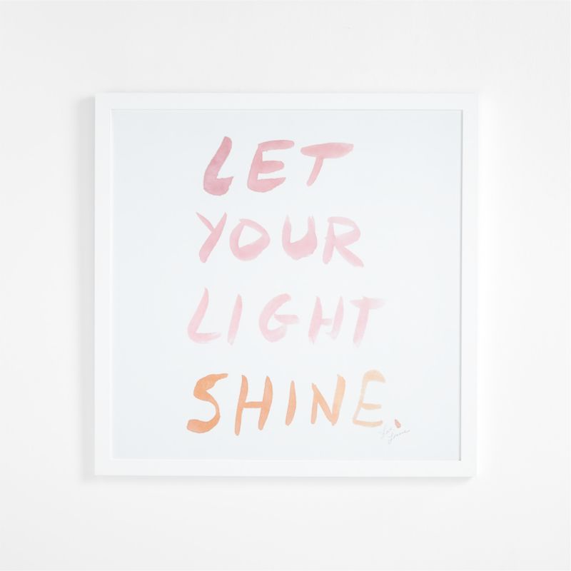 Let Your Light Shine Framed Wall Art by Leanne Ford Print - image 0 of 5