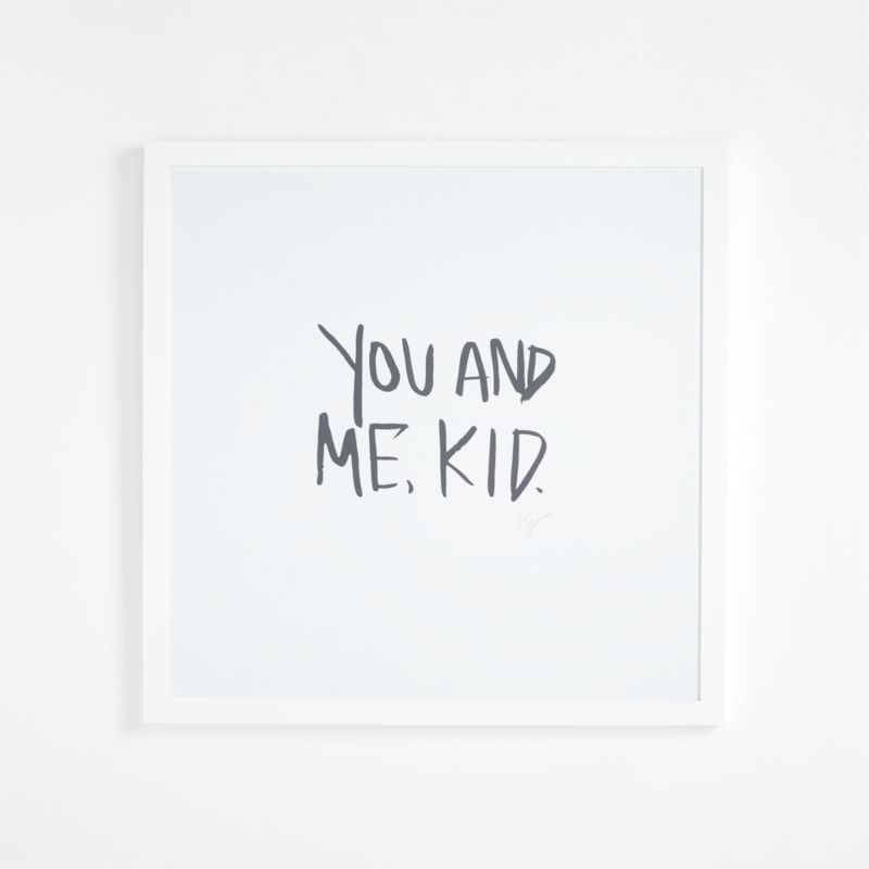 You And Me Kid Framed Wall Art by Leanne Ford Print - image 0 of 6