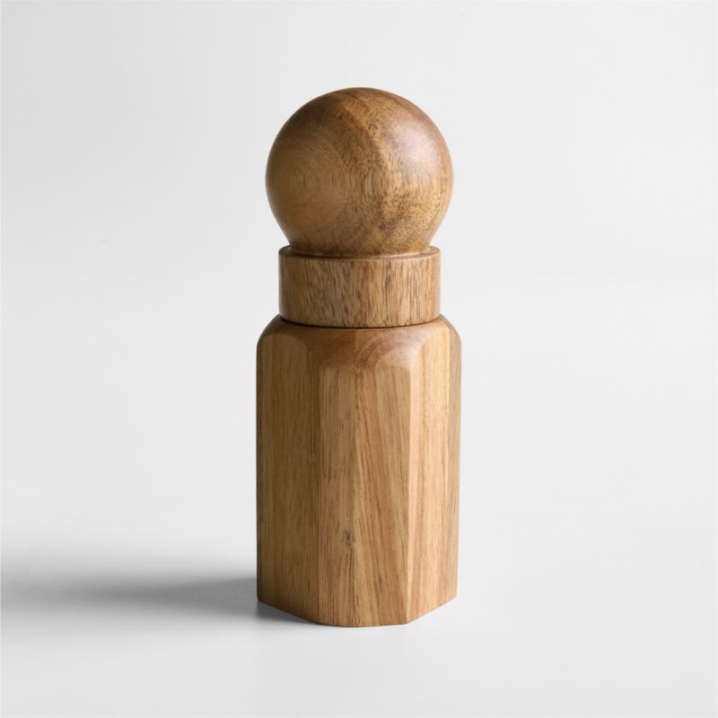 Acacia Pillar Universal Salt and Pepper Mill by Laura Kim