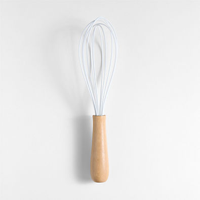 View Arbor 12" Silicone and Oak Wood Whisk by Laura Kim details