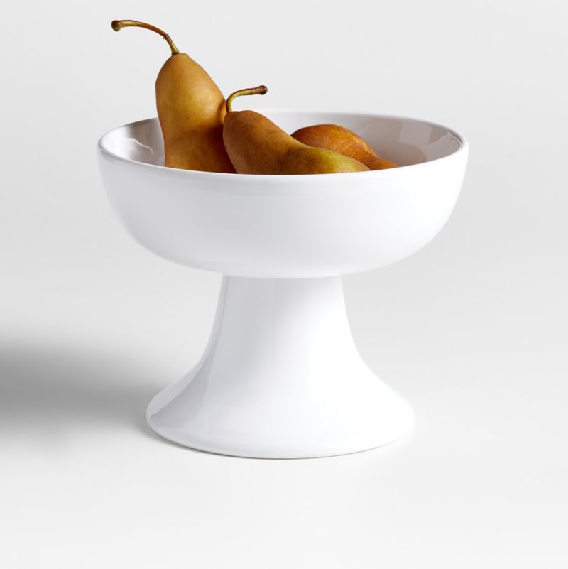 Garden Fountain Earthenware Pedestal Bowl by Laura Kim