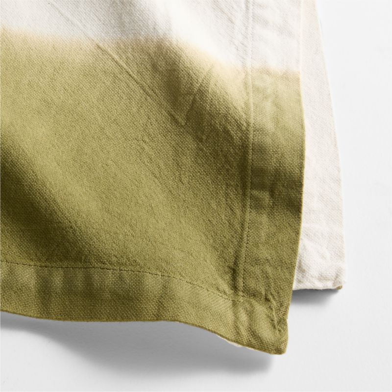 Dipped in Spinach Green Dip Dye Cotton Napkin by Laura Kim - image 1 of 2