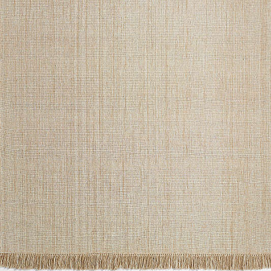 Flatweave Jute Tassel Natural Area Rug Swatch 12"x18" by Laura Kim