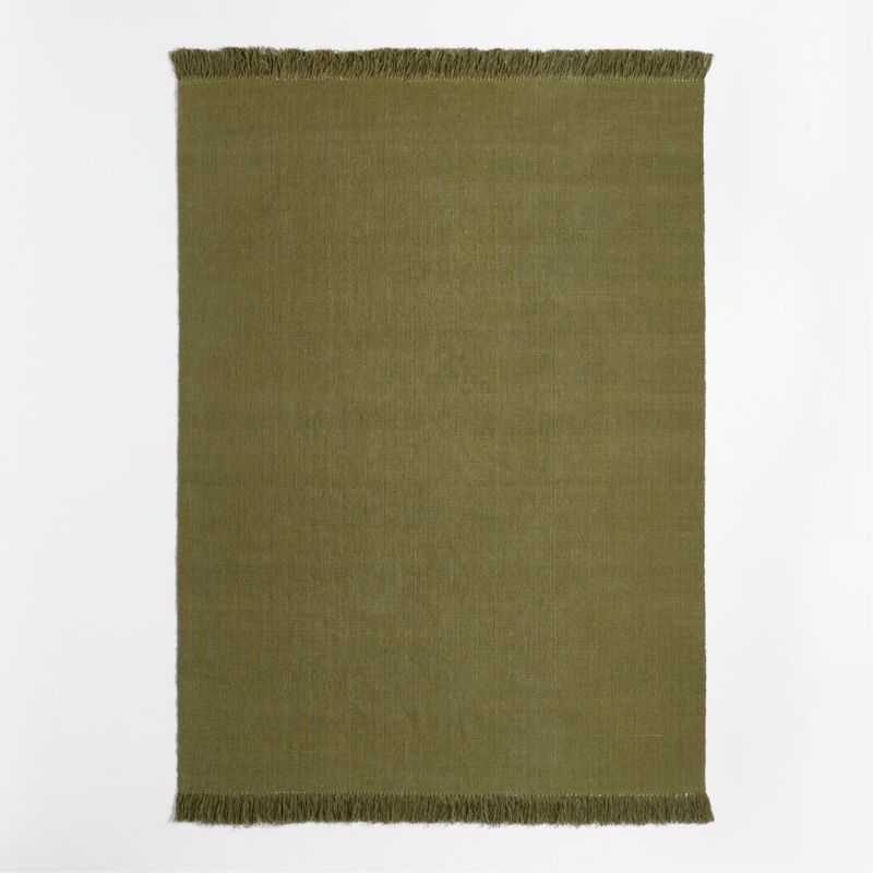 Flatweave Jute Tassel Oregano Green Area Rug 8'x10' by Laura Kim - image 2 of 6