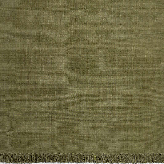 Flatweave Jute Tassel Oregano Green Area Rug by Laura Kim