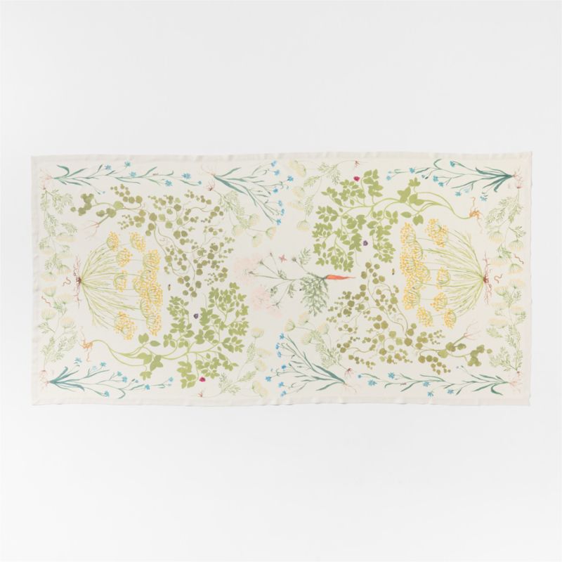 Laura's Garden Bouquet 60" x 120" EUROPEAN FLAX ™-Certified Linen Tablecloth by Laura Kim - image 4 of 5