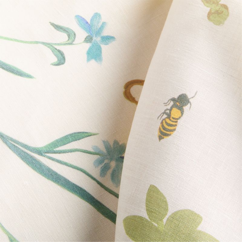 Laura's Garden Bouquet 60" x 120" EUROPEAN FLAX ™-Certified Linen Tablecloth by Laura Kim - image 5 of 5