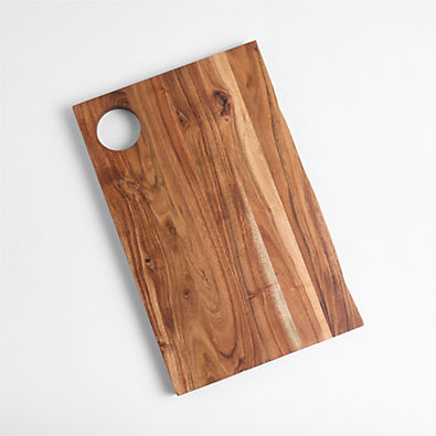 View Homestead Live Edge Acacia Reversible Cutting Board by Laura Kim details