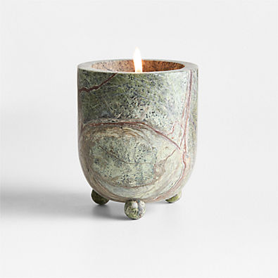 View Marble Garden Dill Scented Candle by Laura Kim details