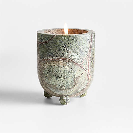 Marble Garden Dill Scented Candle by Laura Kim