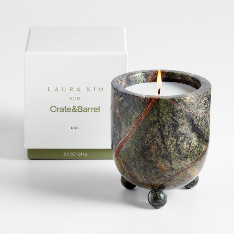 Marble Garden Dill Scented Candle by Laura Kim - image 3 of 5