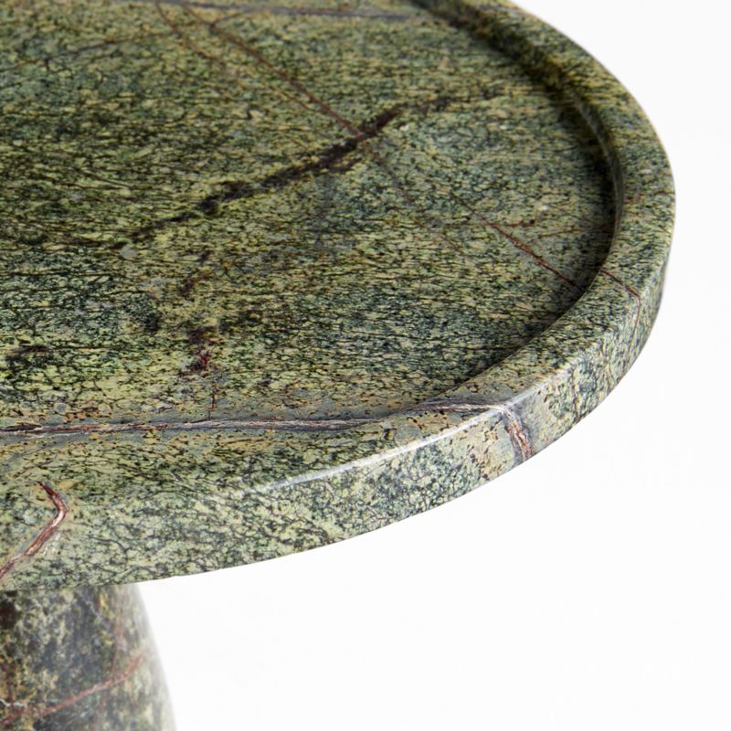 Green Moss Marble Pedestal Cake Stand by Laura Kim - image 6 of 7