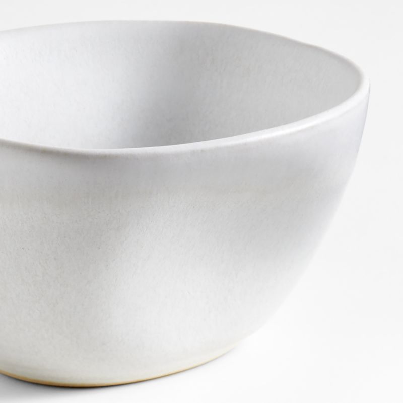 Petals White Stoneware Mini Bowl by Laura Kim