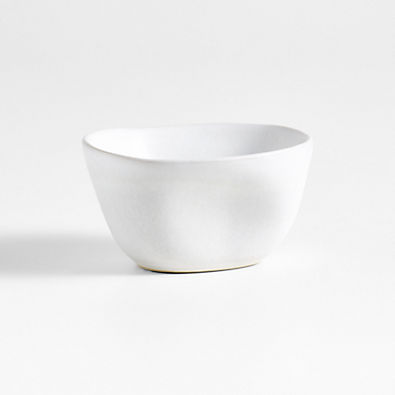 View Petals White Stoneware Mini Bowl by Laura Kim details