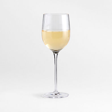 View Plisse Fluted 9-Oz. All-Purpose Wine Glass by Laura Kim details