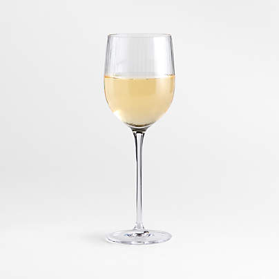 Plisse Fluted 9-Oz. All-Purpose Wine Glass by Laura Kim