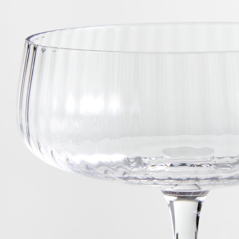 Plisse Fluted 9-Oz. Coupe Glass by Laura Kim - image 8 of 8